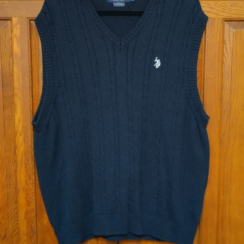 Men's Black Sweater Vest